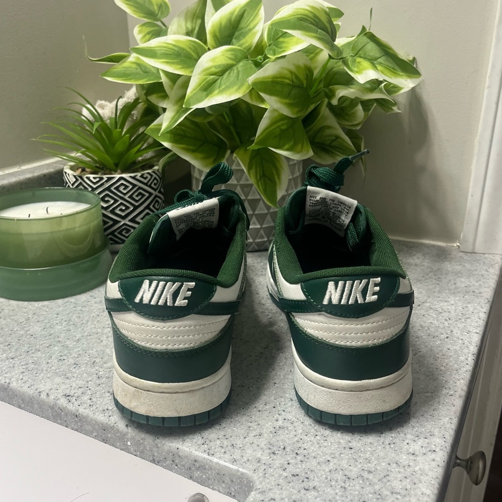 Nike Dunks Hunter Green Michigan State Nike dunk low shoes - Picture 4 of 6